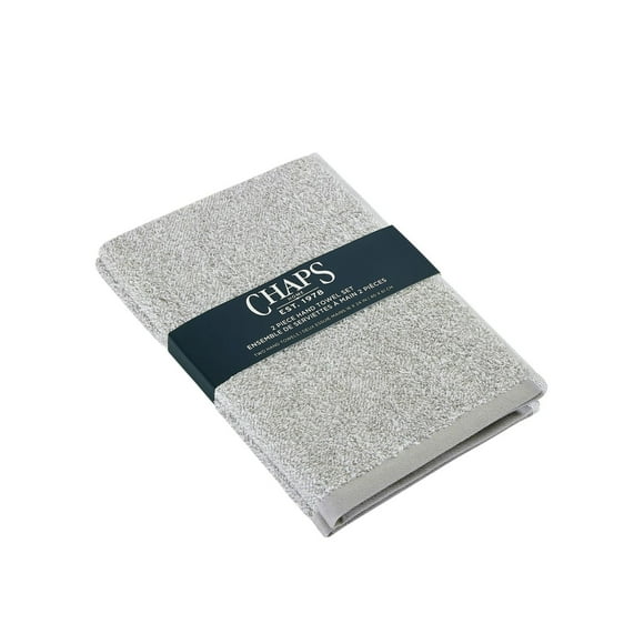 Essuie-mains Chaps pour salle de bain - Serviette en coton filé anneau