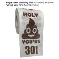 thumbnail image 2 of Roll Poop - Regalos de cumpleaños para inodoro impresos para mujeres y hombres (30 cumpleaños), 2 of 3