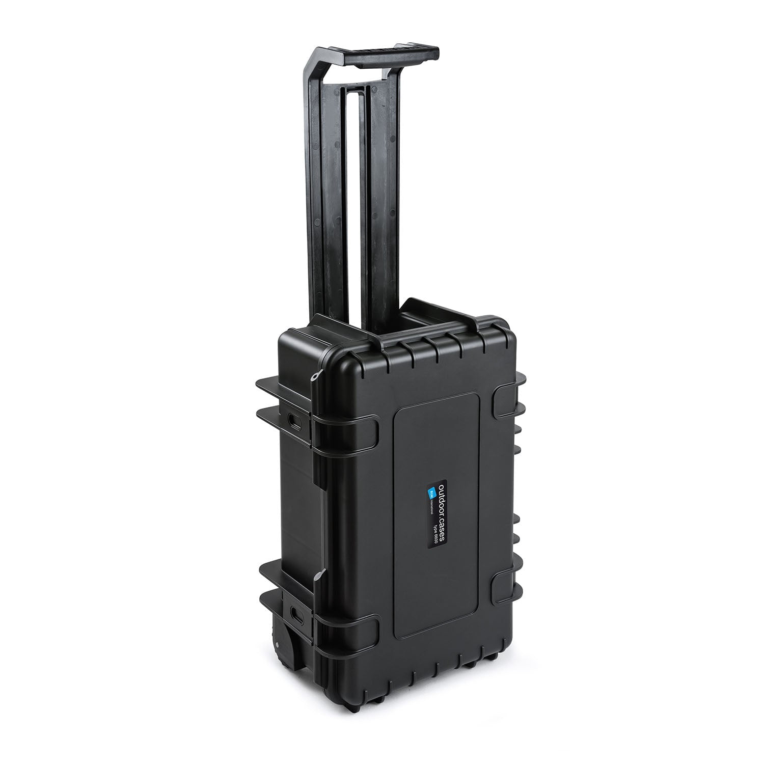 B&W International Type 6600 Hard Case, Waterproof Equipment Protection, SI Pre Cut Foam Insert, Black