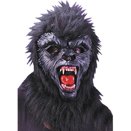 Deluxe Gorilla Mask with Teeth Adult Halloween Accessory
