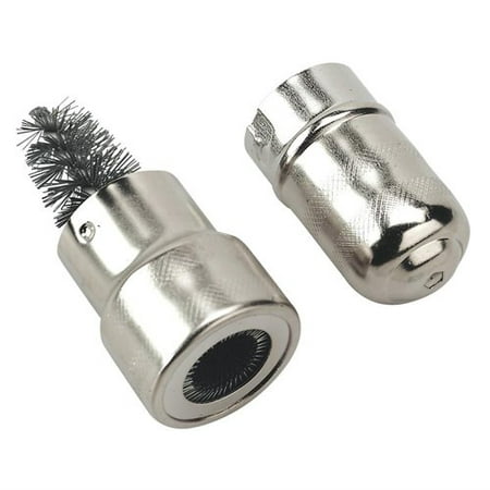 Wideskall Battery Terminal Post Cable Cleaner Brush Hand Tool Dirt And Corrosion Clean (Best Battery Terminal Cleaner)