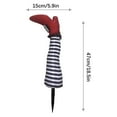 thumbnail image 4 of Halloween Wicked Witch Legs Prop Decor Outdoor Indoor Spooky Yard Stake Funny Upside Down Witch Legs Halloween Party Decoration for Home Porch Garden Haunted House Display Accessories, 4 of 9