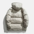 thumbnail image 4 of Vedolay Parka Jackets Coat for Men Slim Coat Trench Jacket Long Parka Overcoat Outwear Khaki,M, 4 of 4