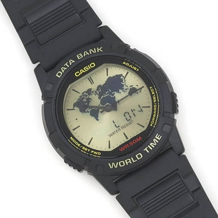 Men's Twincept World Time Digital Watch