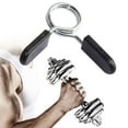 thumbnail image 3 of Cheers.US 1 Pair Spring Clip Collars for Smooth Dumbbell Handle or Standard Weightlifting Barbell Anti Loosening Dumbbell Accessories, 3 of 6