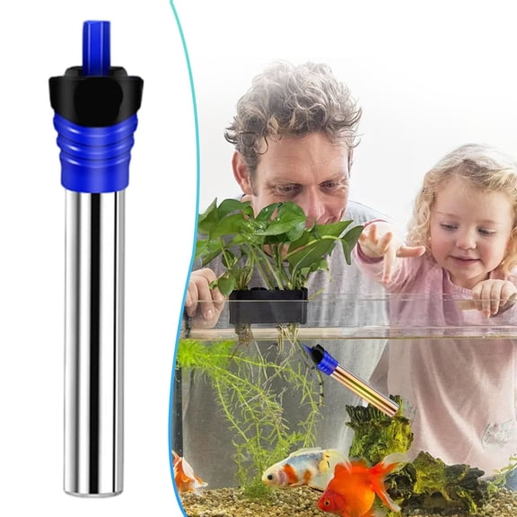 Fish Tank Heater,Submersible Aquarium Heater,50W Adjustable Fish Tahk Heater,Suitable for Marine Saltwater and Freshwater(50W)