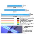 thumbnail image 5 of 2 tiras de luces LED DRL para coche, impermeables, flexibles, RGB, para faros delanteros automáticos, secuencia amarilla, señal de giro con DRL de 12 V, 5 of 5