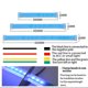 thumbnail image 5 of 2 tiras de luces LED DRL para coche, impermeables, flexibles, RGB, para faros delanteros automáticos, secuencia amarilla, señal de giro con DRL de 12 V, 5 of 5