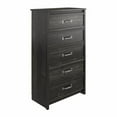 thumbnail image 1 of Ameriwood Home Draven 5 Drawer Dresser, Black Oak, 1 of 9
