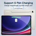 thumbnail image 4 of JETech Case for Samsung Galaxy Tab S9 11-Inch, Translucent Back Tri-Fold Stand Protective Tablet Cover, Support S Pen Charging, Auto Wake/Sleep (White), 4 of 7