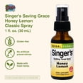 thumbnail image 4 of Herbs Etc. Singer's Saving Grace Honey Lemon - Herbal Remedy Spray Aids Throat Comfort & Health - Soothing Hydrating Throat Support - Alcohol Throat Relief Spray with Licorice - 1 fl oz (75 Servings), 4 of 7