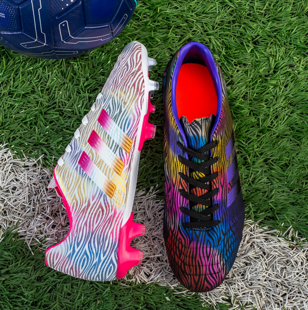 rainbow cleats soccer
