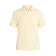 thumbnail image 5 of George Men's and Big Men's Sunwashed Cotton Polo Shirt with Short Sleeves, Sizes S-3XL, 5 of 6
