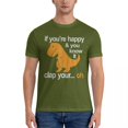 thumbnail image 1 of Camiseta clásica de t-rex para hombre Camiseta corta ropa bonita camisetas negras de algodón, 1 of 7