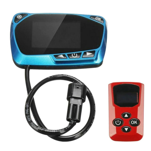 Controlador de calentador de coche de 12V y 24V, dispositivo de calefacción de aire diésel con Control remoto, interruptor de termostato de ajuste de Sunnimix Interruptor de calentador de coche