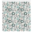 thumbnail image 2 of Ambesonne Floral Shower Curtain, Vernal Freshness Pattern, 69"Wx75"L, White and Multicolor, 2 of 4