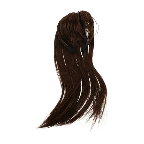 HEANUJJ Easy to Wear Light Brown Headband Wig with Clip for Seamless Hair Volume Enhancement