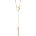 thumbnail image 5 of 14K Yellow 1/6 CTW Diamond Circle & Bar "Y" 16-18" Necklace in 14k Yellow Gold, 5 of 5