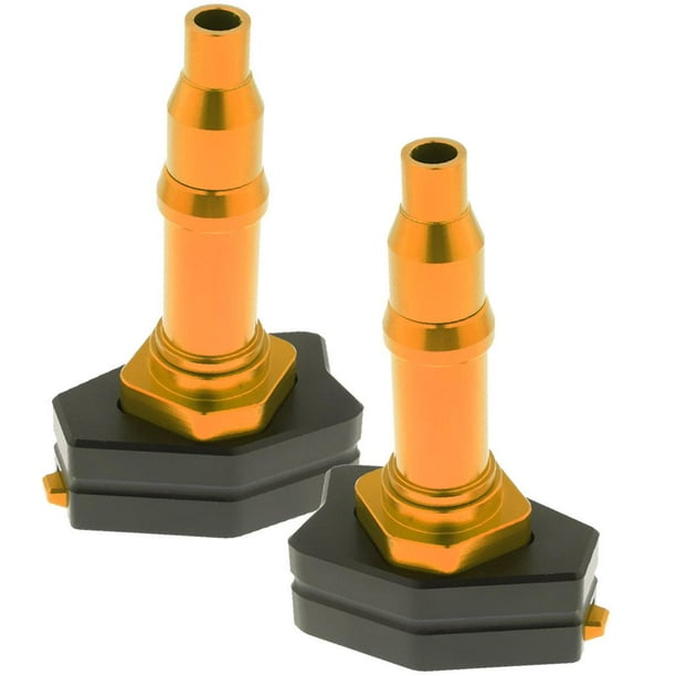 2 Pz Motocicleta Deslizantes De Aluminio Contra Choques Para 300/BJ600//TNT600/ dorado shamjiam Deslizador del marco de la motocicleta