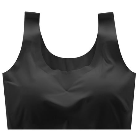 Tumotour Full Coverage Bras For Women Traceless Without Steel Ring Gathering Push Up Nursing Bra Yoga Beauty Vest Integrated Fixed Chest Pad Fitness Small Soft Breathable Seamless Daily Bra
