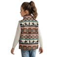 thumbnail image 3 of Pzuqiu Aztec Tribal Kids Zip Up Vest Size 3 Casual Clothes for Boys Lightweight Fall Winter Warm Outerwear With Pockets Fashion Vest Zip Up Sleeveless for Boys Teens Youth, 3 of 7