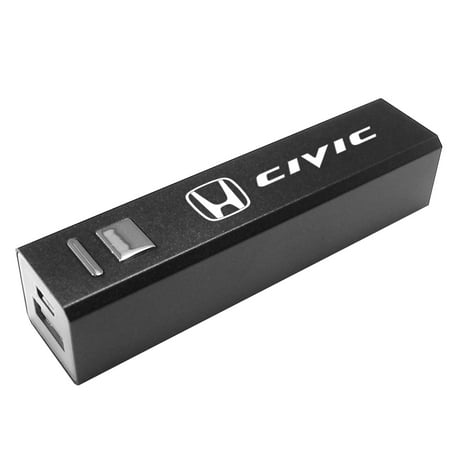 Honda Civic Call - Honda Civic Black Porable USB Power Bank Backup Battery Charger for Cell Phone iPhone Portable