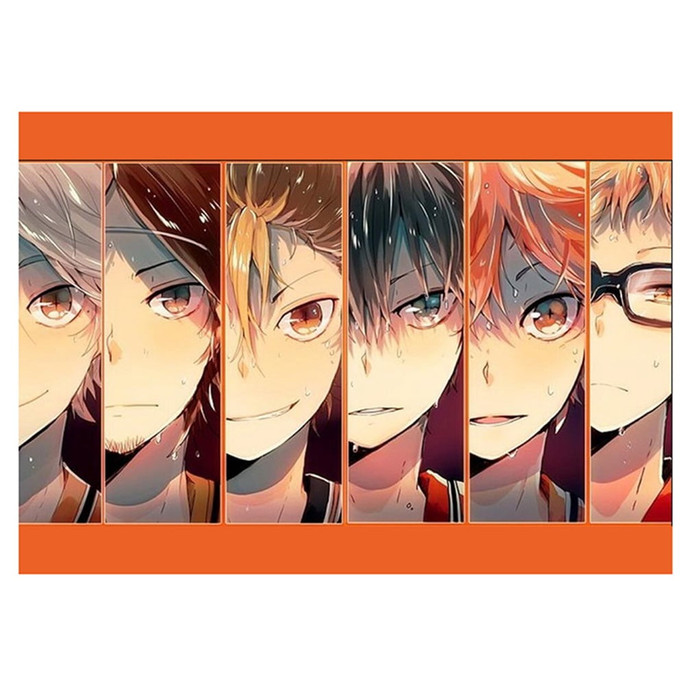 Japan Anime Haikyuu!! Volleyball Boy Cartoon Canvas Painting Posters Wall  Decor