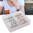 thumbnail image 4 of 100 unids/caja 5,3 MM 6,0 MM 7,0 MM piezas de corona de reloj herramienta de reparación de relojes para relojeros, 4 of 8