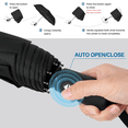 thumbnail image 4 of GPED Strongest Windproof Travel Umbrella, Compact Premium Auto Folding Umbrella for Rain and Sun,Durable, Light and Portable for Women and Men, Fits Car & Backpack, 4 of 7