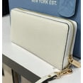 thumbnail image 5 of Michael Kors Womens Jet Set Travel Continental Zip Around Leather Wallet Wristlet 35T7Gtve7L-Opwhi (Optic White), 5 of 6