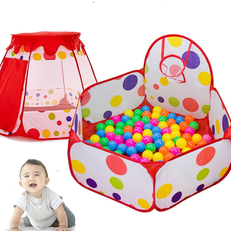 Details about   Children Ball Pool with Basket Baby Playpen Outdoor Toys Foldable 