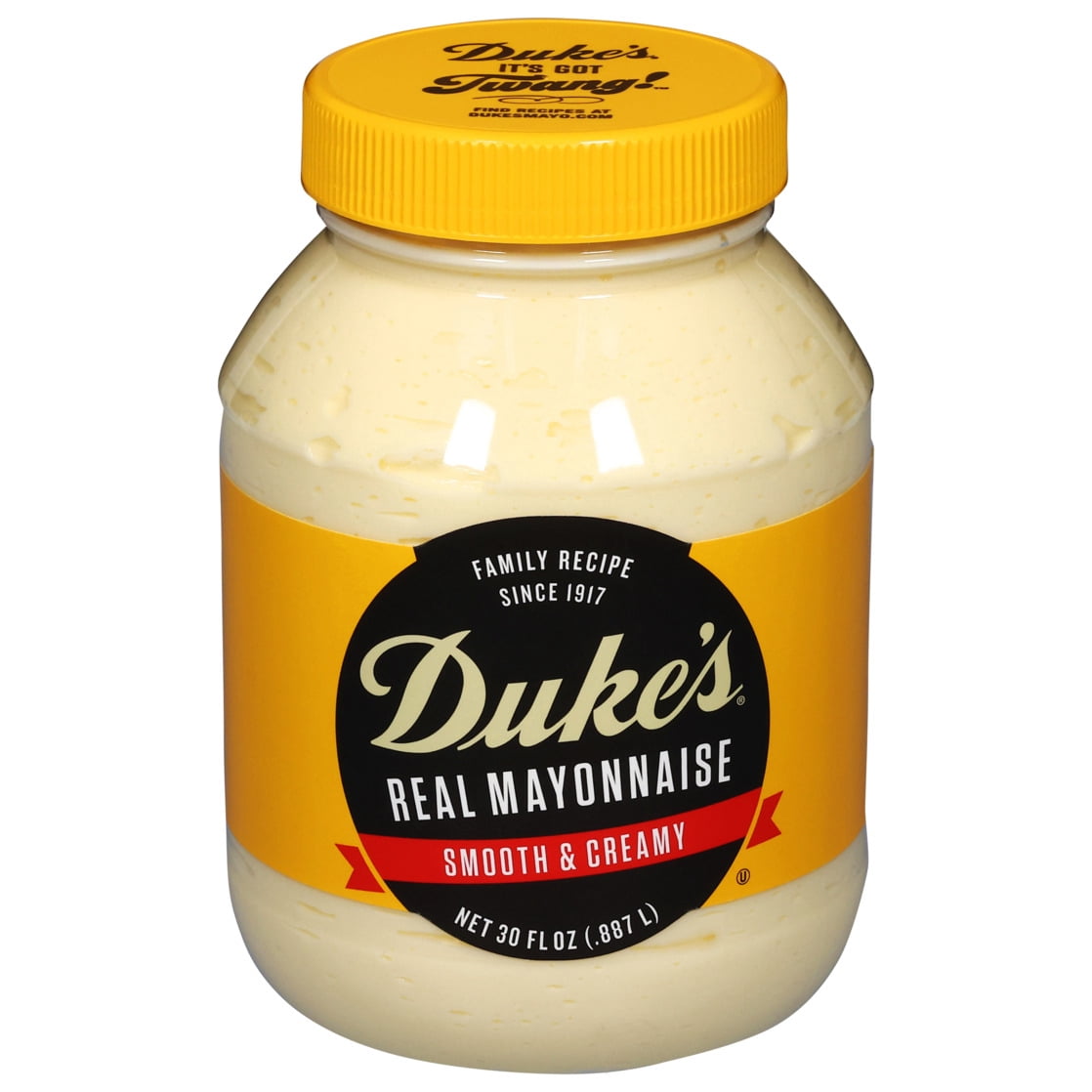 (2 pack) Duke's® Real Mayonnaise, 30 oz Jar, Smooth & Creamy Mayo