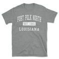 thumbnail image 1 of Fort Polk North Louisiana Classic Established Men's Cotton T-Shirt, 1 of 1