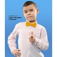 thumbnail image 5 of Vittorio Farina Boy's Solid Silky Bow Tie, 5 of 170