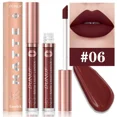 thumbnail image 3 of 18 Color Waterproof Lip Gloss Nude Apricot Matte Liquid Lipstick Transparent Lip Oil Sexy Rose Red Velvet Matte Lipstick Make Up, 3 of 5