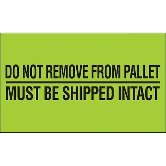 BOX Pallet Protection Label