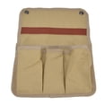 thumbnail image 4 of Bolsa de almacenamiento colgante, portátil, ligera, lateral, multifuncional, para reposabrazos de silla, para acampar al aire libre, picnic, color caqui, 4 of 14