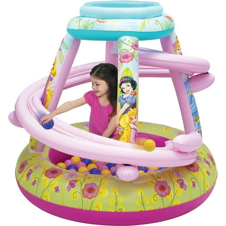 Disney Princesses Playland Inflatable Ball Pit with 50 Balls