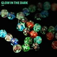 thumbnail image 4 of 40 Pcs Glow In The Dark Beads Firefly Glass Beads Small Glass Beads Tiny Beads For Crafts Jewelry Making, 4 of 8