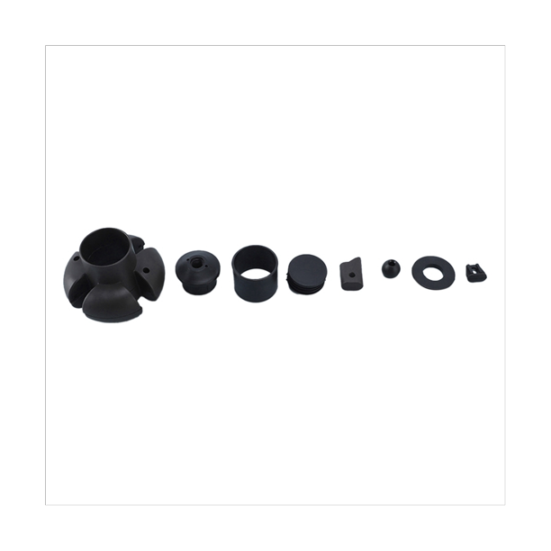 Outdoor Courtyard Umbrella Accessories 4 Bone Pillar Plastic