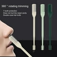 thumbnail image 5 of Washranp Nasal Hair Cutter,360 Degree Rotating Manual Double Head with Cleaning Nose Hair Removal Implement for Cleaning Supplies, 5 of 8