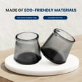 thumbnail image 5 of Serenelife Chair Leg Floor Protectors - 24 Rubber Furniture Leg Covers & End Caps For Hardwood Floors - Anti-Slip & Scratch Protect Floors - Fits Furniture & Chair Legs 1.05 IN - 1.55 IN Black, 5 of 6