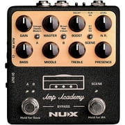 Restored NUX Amp Academy Amp Modeler, IR Loader and Effects Pedal Black (Refurbished)