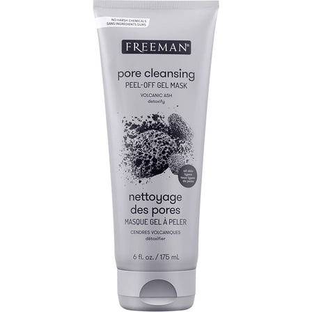 Freeman Beauty Feeling Legendary Pore Clearing PeelOff Mask With Volcanic Ash, 6 Fl Oz, Black (45761-0x6)