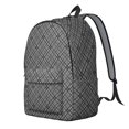 thumbnail image 2 of Gray Checkered Pattern Backpack for School, Cute School Bag with Adjustable Shoulder Straps and Padded Back, 15.7"x11.8"x5.5", 2 of 5