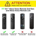 thumbnail image 2 of CaseBot Anti-Slip Remote Case Silicone Cover for Fire TV Stick 4K Max / Fire TV Stick (2nd and Later) / Fire TV Stick Lite / Fire TV Cube / Alexa Voice Remote (2nd Gen and 3rd Gen), Green-Glow, 2 of 7