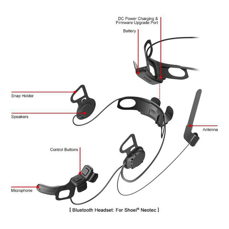 SENA 10U Bluetooth 4.1 for Shoei NEOTEC Helmets