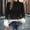#09 Black, variant on Long Sleeve Shirts for Women Loose Mock Neck Tops Dressy Pleated Front Blouses Back Button Lantern Sleeve Casual Fall Fashion Printed Sweatshirts Pullover