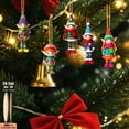 thumbnail image 4 of Dserhfy Christmas Elf Ornaments Wooden Elf Boys Girls Christmas Tree Hanging Ornaments for Home Tree Indoor Outdoor Holiday Decor, 4 of 8