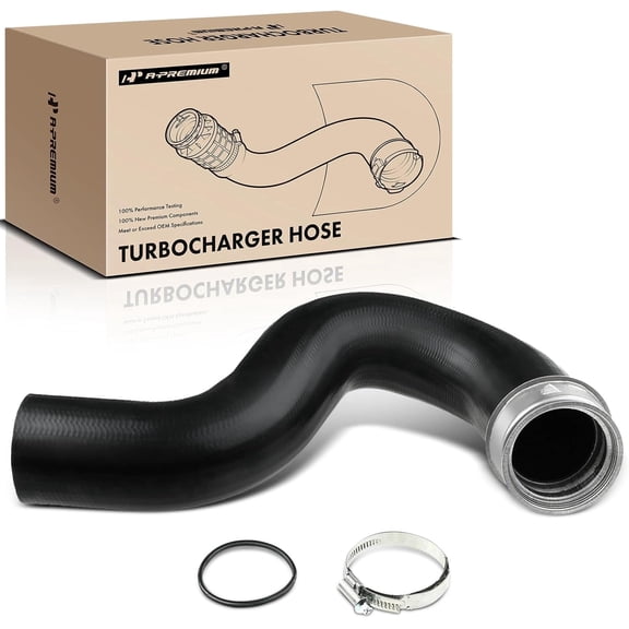 A-Premium Turbocharger Intercooler Hose Compatible with Dodge Freightliner Sprinter 2500 Sprinter 3500 2007-2009 V6 3.0L 3.5L Left Side